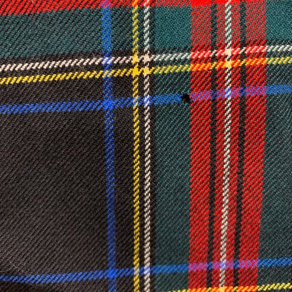 VINTAGE ALJEANS MAXI WOOL PLAID PLEATED KILT SKIRTS SIZE 8 - Picture 13 of 16